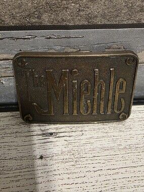 Michele Bronze-Tone Decorative Belt Buckle